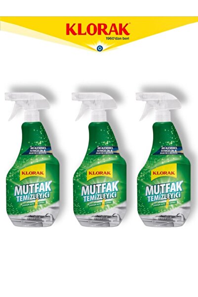 Klorak MUTFAK TEMİZLEYİCİ 750 ML 3 ADET