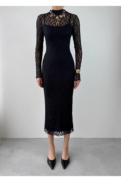 JANES Vedo Flower Detailed Dress