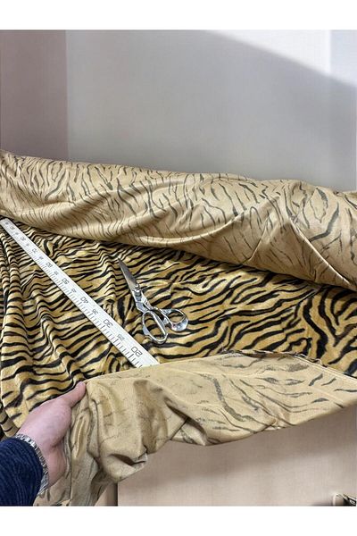 PLUSH STUDIO Velboa 100x150cm Μοτίβο Ζέβρας Μη Χυμένο Λούτρινο Ύφασμα - Υφάσματα Σπιτιού
