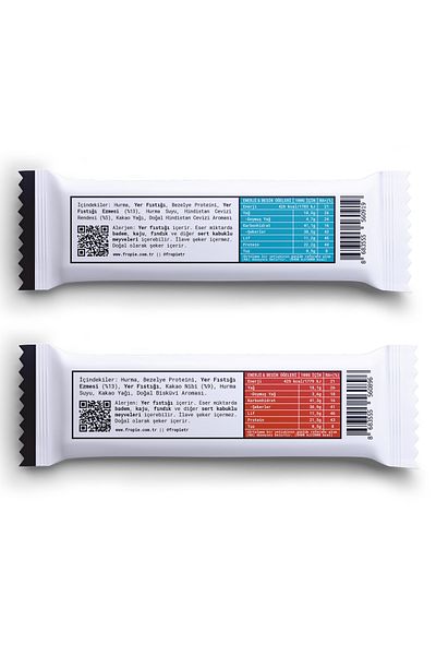 FROPİE Fropie Vegan High Protein Bar Set of 6 - Peanut Butter & Cocoa Nibs & Coconut