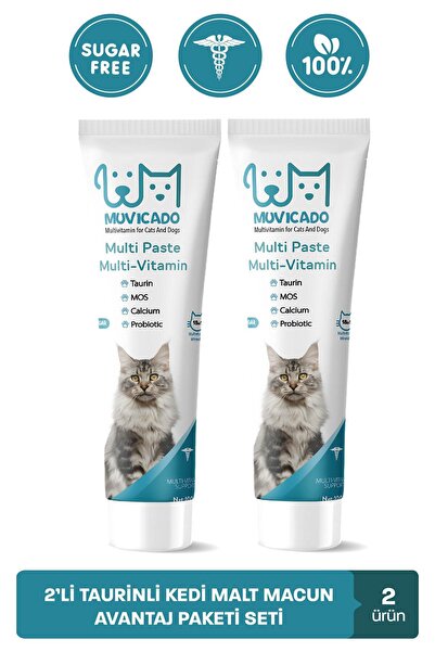 muvicado Multivitamin Kedi Malt Macunu Taurinli Kedi Maltı Tüy Yumak Önleyici...
