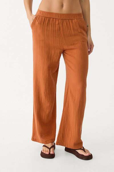 Stradivarius Flowing trousers with an elastic waistband