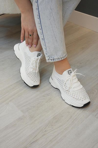 Guja Tricotaj cu design special importat Pantofi sport pentru femei 24y309-3 Alb