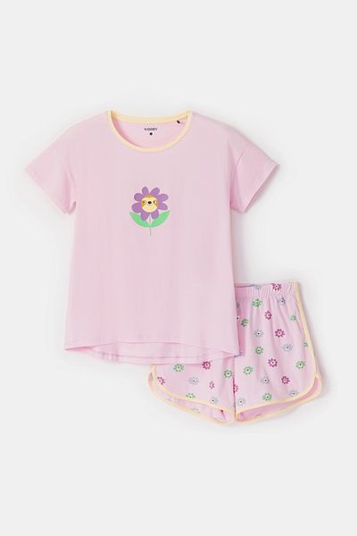 Woody Women's Light Lilac Pajamas - 417