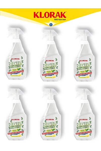 Klorak SİRKELİ TEMİZLEYİCİ 750 ML. 6 ADET
