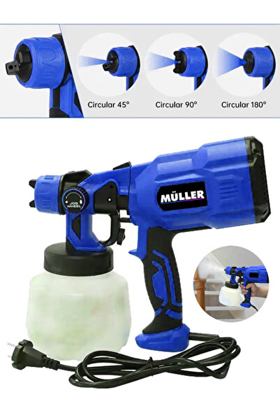 Pro Müller Alman 2000 W Duvar Panel,Beton Ahşap Vb Elektrikli Sprey Boya Püskürtme Tabancası Profesyonel