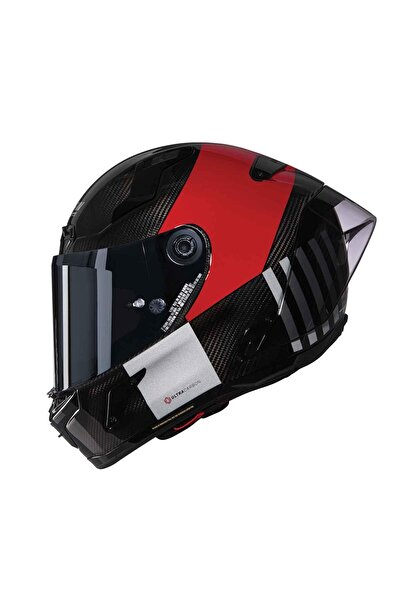 Nolan X-804 Rs Combo Gara 351 Karbon Kapalı Kask