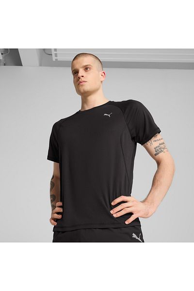 Puma PUMA M Run Velocity Tee - Ύφασμα (POLY) Μαύρο