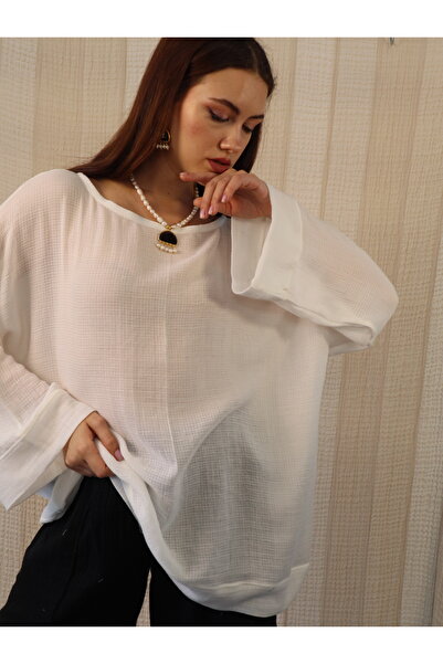 Su Koleksiyon Μπλούζα Nazlı Cotton Voile