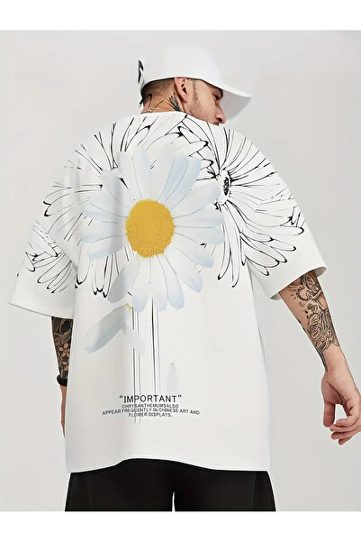 PENTHİLUS Mâneci imprimate Sunny Daisy - Croială relaxată, lavabilă la mașină...