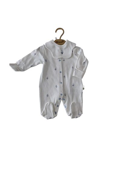 Biorganic Bioorganic Love Flowers Newborn Jumpsuit