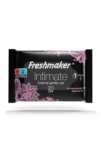 Freshmaker مناديل مبللة خاصة للنساء 20 قطعة 1 قطعة