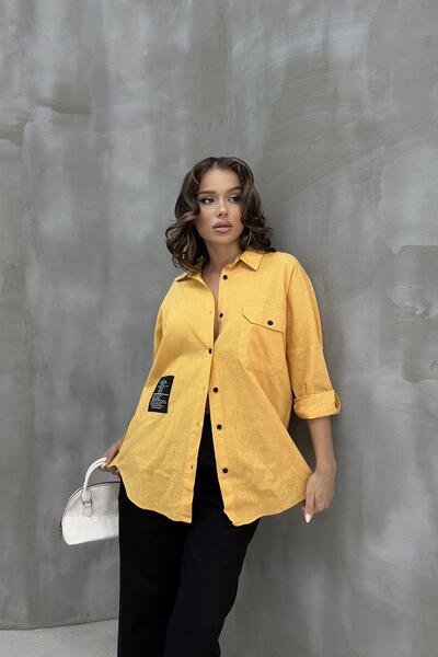 RB CLUB Cămașă de damă cu un singur buzunar - cu detaliu Crest