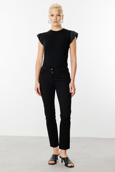 Ekol Five Pocket Skinny Leg Canvas Trousers