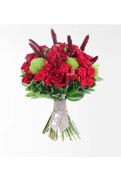 Rosebox Red Velvet Xl - Kırmızı Çardak Gül Ve Ekvator Gülü Buketi
