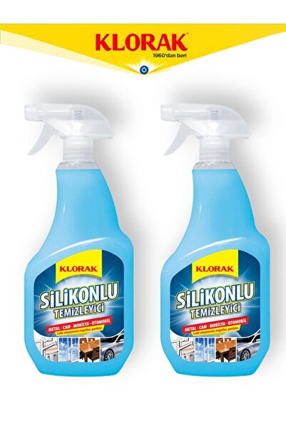 Klorak SİLİKONLU TEMİZLEYİCİ 800 ML 2 ADET