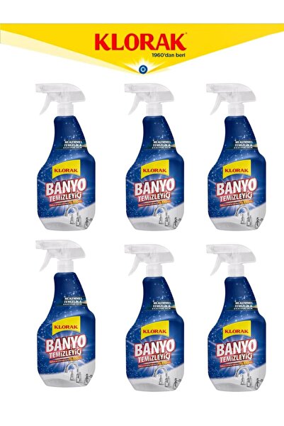 Klorak Banyo Temi̇zleyi̇ci̇ 750 Ml 6 Adet