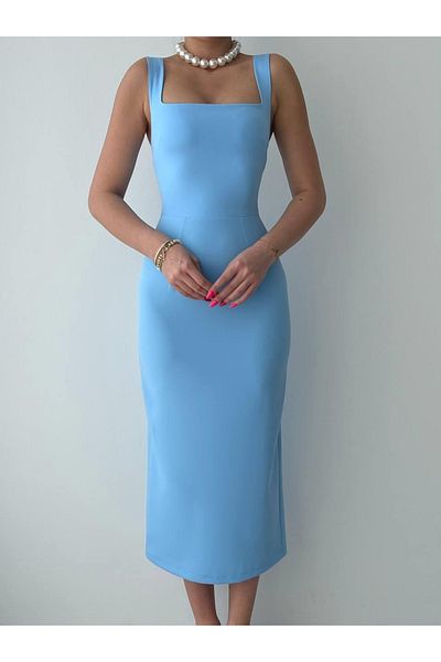 Kokosh moda Rochie creion cu bretele Martin