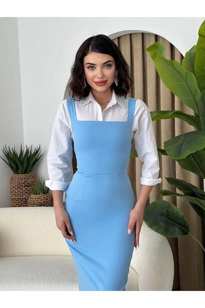 Kokosh moda Rochie creion cu bretele Martin