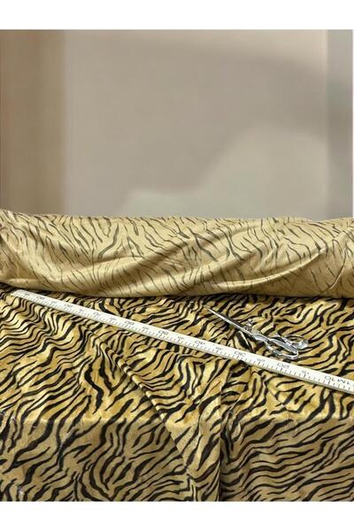 PLUSH STUDIO Velboa 100X150Cm Zebra Patterned Non-Spill Plush Fabric - Home Textile