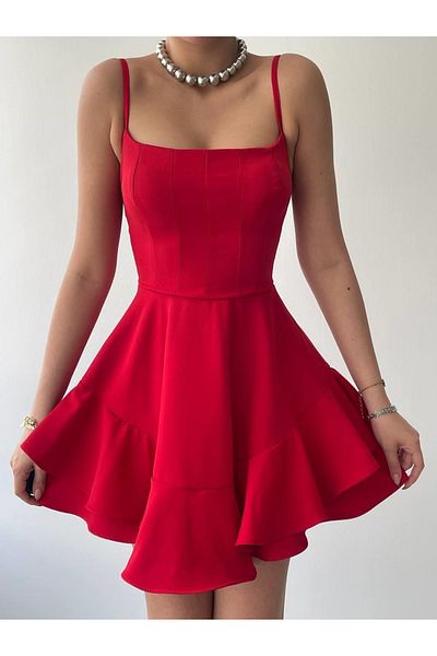 Gökyüzü Moda    Common Rope Strap Dress