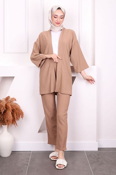 İmajButik Комплект панталон с кимоно от норка