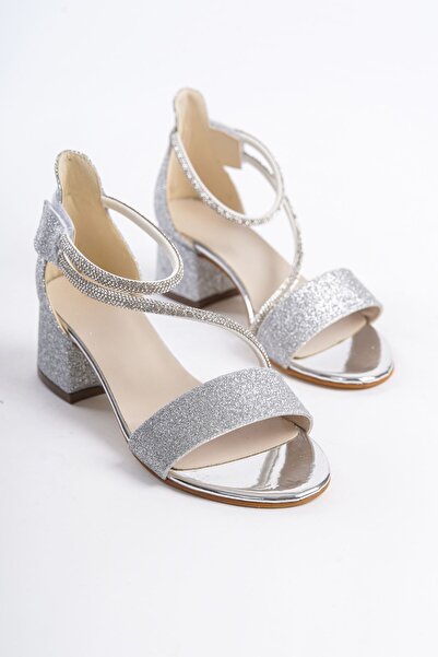 owwox club أووكس كيدز؛ حذاء بناتي فضي اللون مصنوع من حجر اللطخة