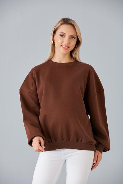 Işşıl IŞIL 6487-Three Thread Raised Maternity Sweatshirt