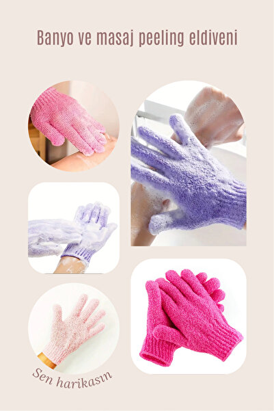 BATH GLOVE PEELİNG ETKİLİ SELÜLİT VE MASAJ ELDİVENİ