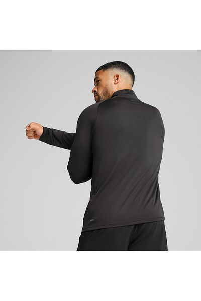 Puma Мъжки суитшърт Tad Tech Fabric Mix с 1/4 цип, черен