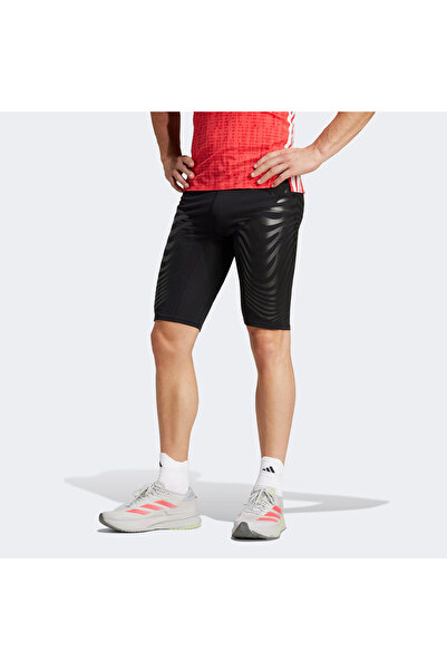 adidas Adizero Control Erkek Siyah Koşu Taytı