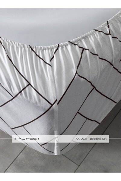 INREST Mango Single Duvet Cover Set (Without Filling) Cotton 100% Single Size 160x230 cm - 5 Pcs