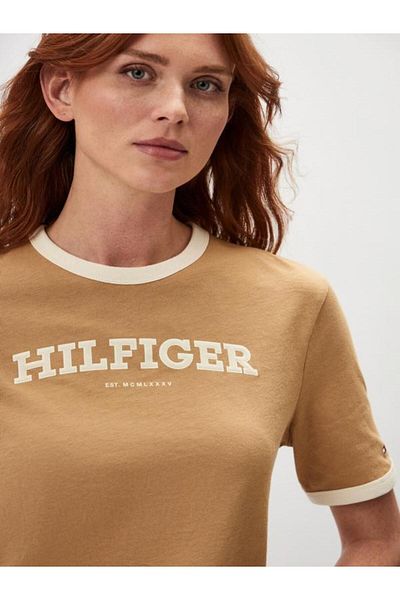 Tommy Hilfiger New Collection Organic Cotton Women Short Sleeve T-Shirt