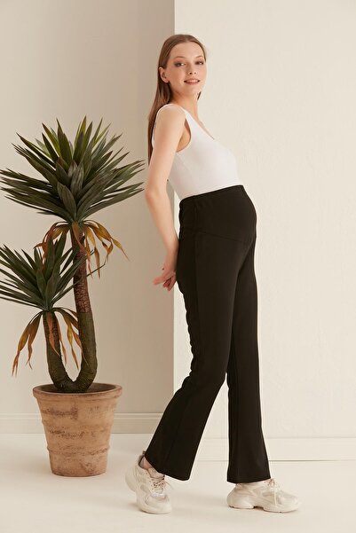 Işşıl 4511-ispanyol Paça Hamile Iki Iplik Esnek Penye Pantolon