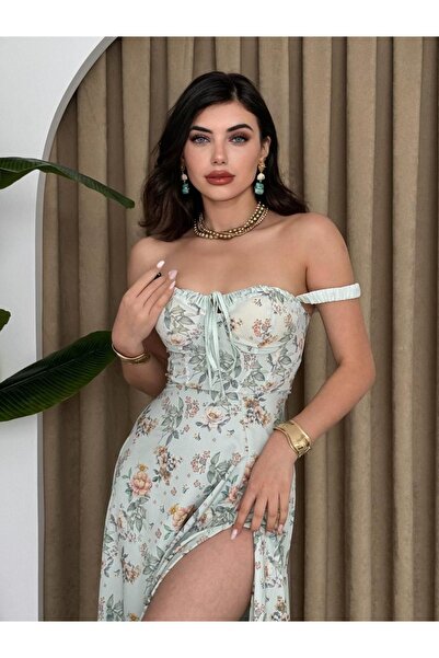 buğrahayalin    فستان أنجيليك بفتحة مفصلة