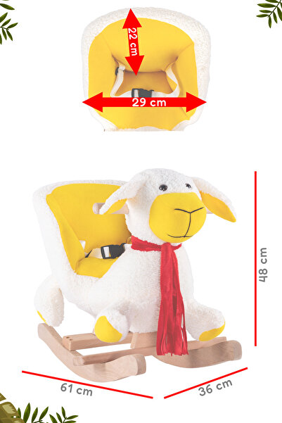 Kinder Baby Hony Sallanan At Kuzu Sarı 1704