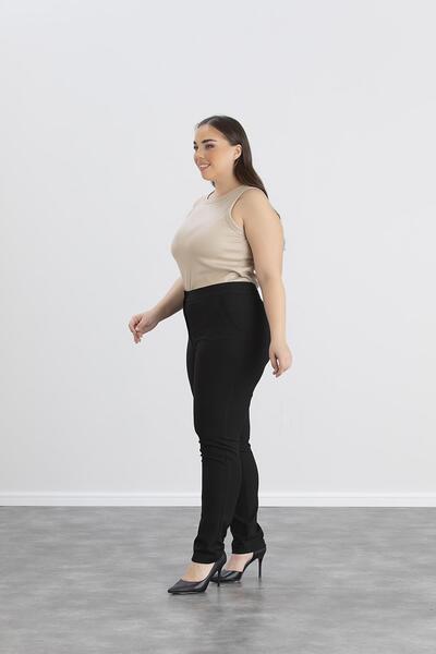 Işşıl Işşil 4551-Women'S-Girls' Fabric Pants with Large Size