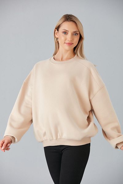 Işşıl IŞIL 6487-Three Thread Ribbed Maternity Sweatshirt