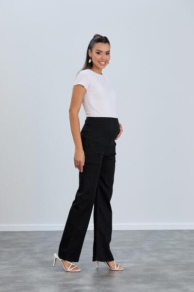 Işşıl 8798-hamile Lycra Bol Paça Kot Pantolon