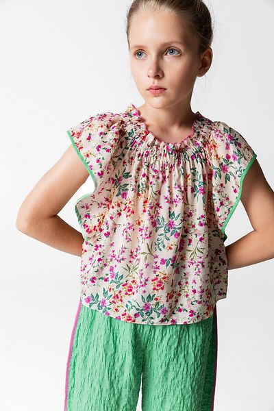 Lia Lea Bg Store Girls' Beige Blouse
