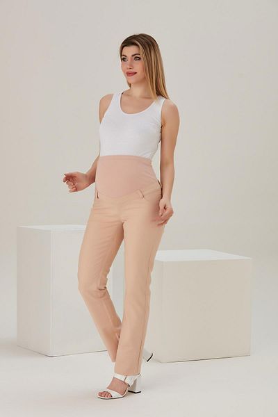 Işşıl Işşil 4388-power Stretch Pipe Leg Cotton Maternity Trousers