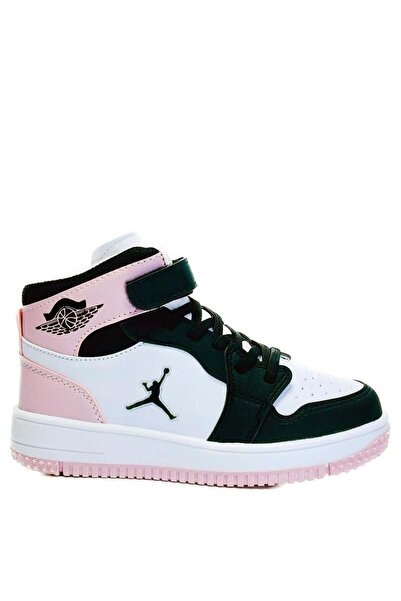 Kidx Haykat Jordan Pembe Beyaz Kız Çocuk Bilekli Spor Ayakkabı