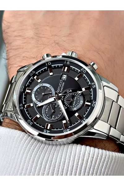 Ferrucci Functional 3 Atm Waterproof Steel Cord Men's Wristwatch