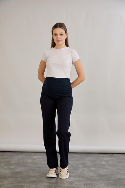 Işşıl Işşil 4554-Luxury Winter Pipe Leg Maternity Clothing Fabric Pants
