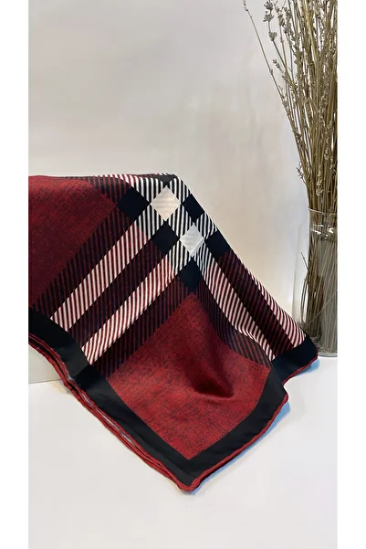 Onur Scarf - Women's Cotton Plaid Soft Scarf