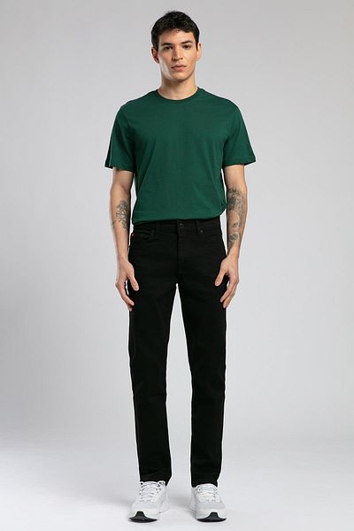 Lee Cooper Jagger Men's Black Jeans Trousers