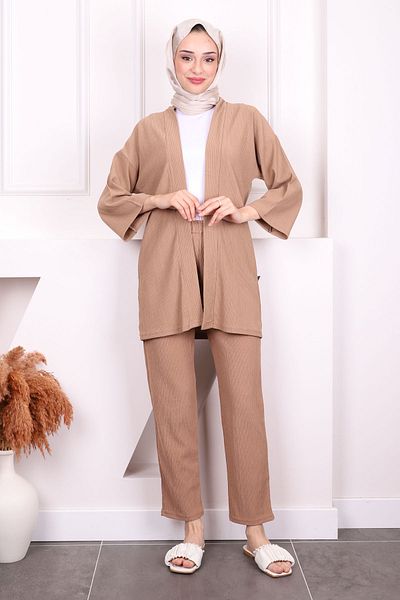 İmajButik Комплект панталон с кимоно от норка