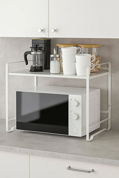 Binbirreyon Mikrodalga Fırın İçin Tezgah Üstü Düzenleyici Çelik 54x36cm RD076