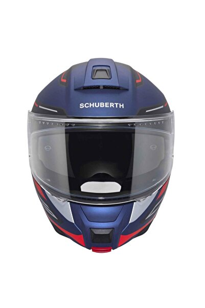 Schuberth Schubert C5 Omega Blue Çene Açılır Motosiklet Kask