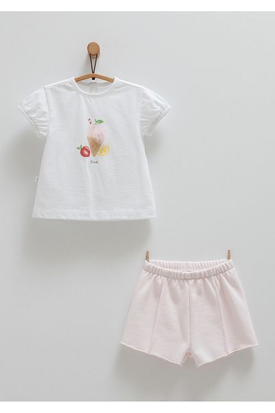 Caramell Pink Color 100% Cotton Summer Baby Set 2025 New Season